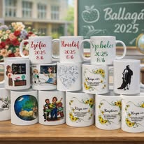 Ballagás 2025 – egyedi bögrék