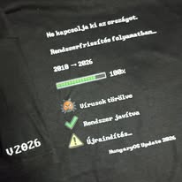 HungaryOS Update 2026 – egyedi póló