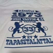 Évszámos egyedi póló