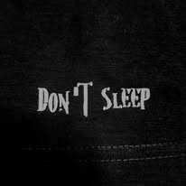 Don't sleep – póló (ujjnyomat)