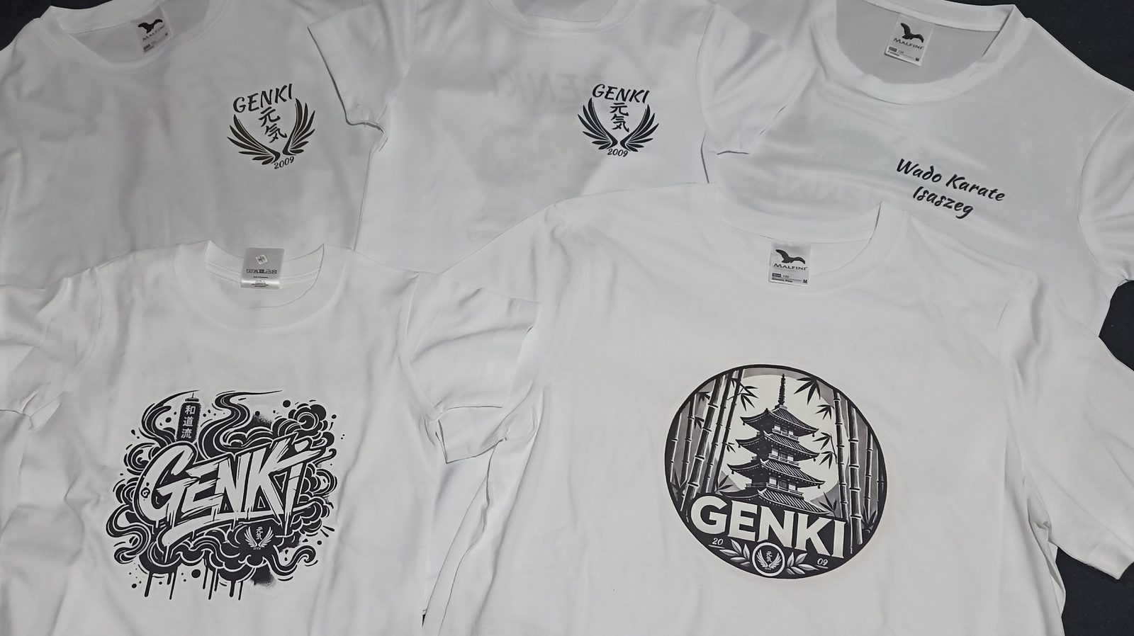 Genki Wado Karate pólókollekcó több dizájn
