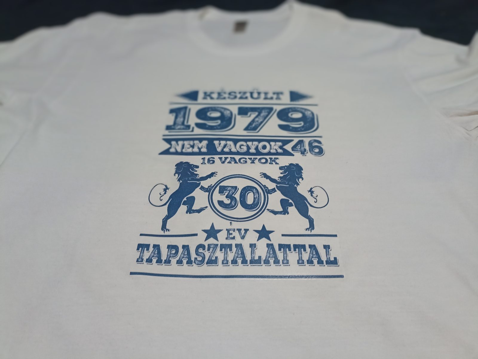 Születésnapi póló 1979 tapasztalattal humoros